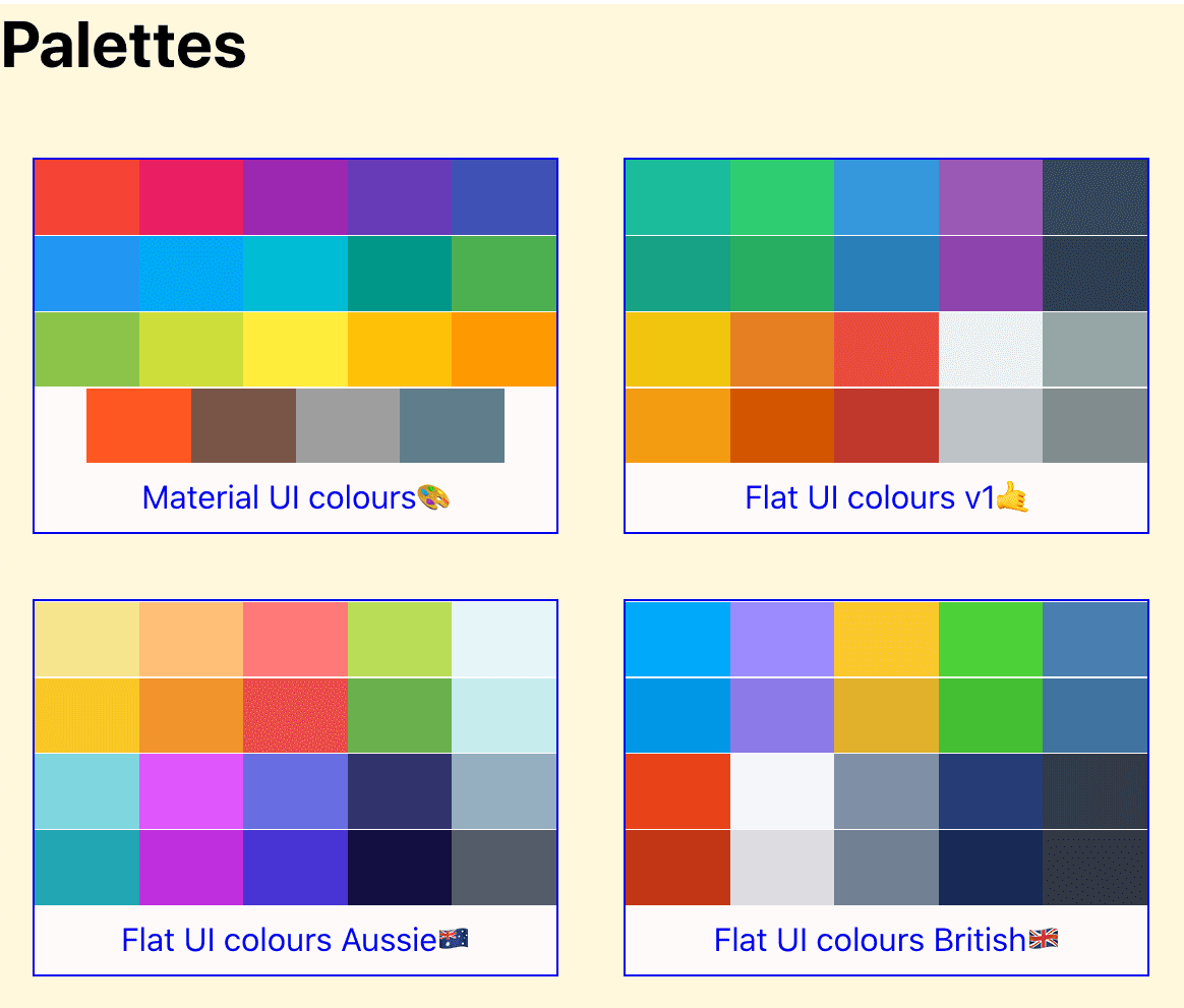 Colour Palette